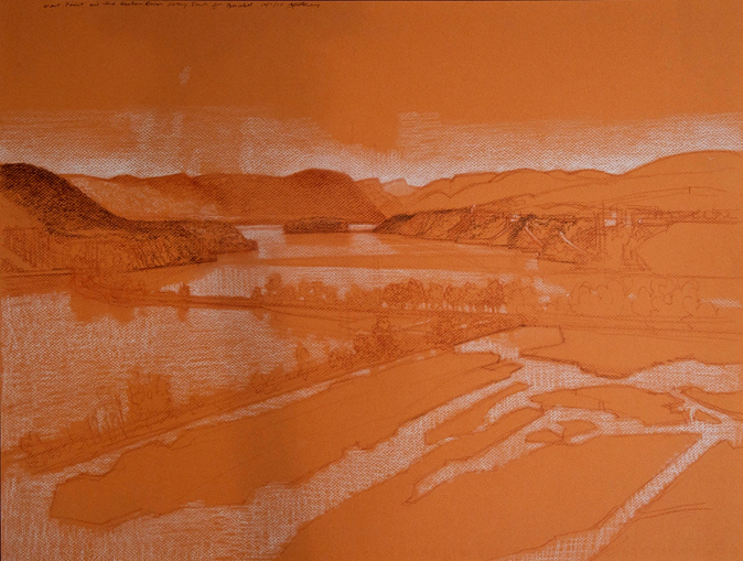 JLM_Bastion_Belvedere_Thoroughfare_17-5x25-5_chalk_on_paper_2011_sm