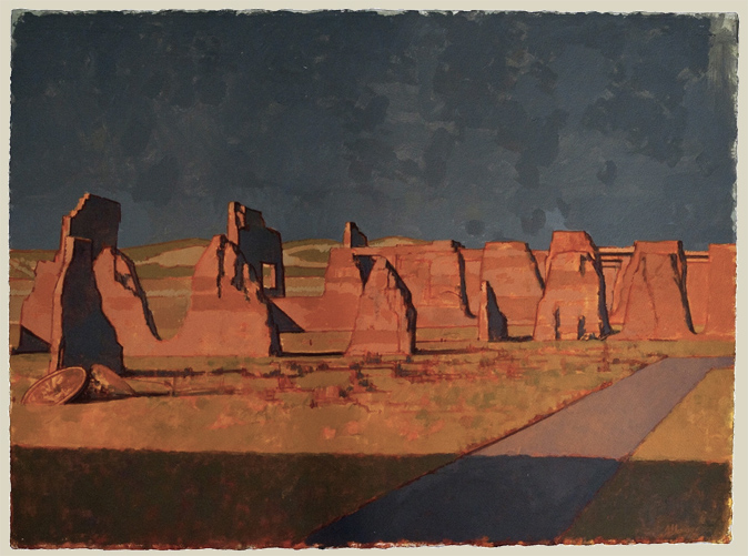 JLM_Fort_Union_ NM_22x30_acrylic_on_paper_2012_sm