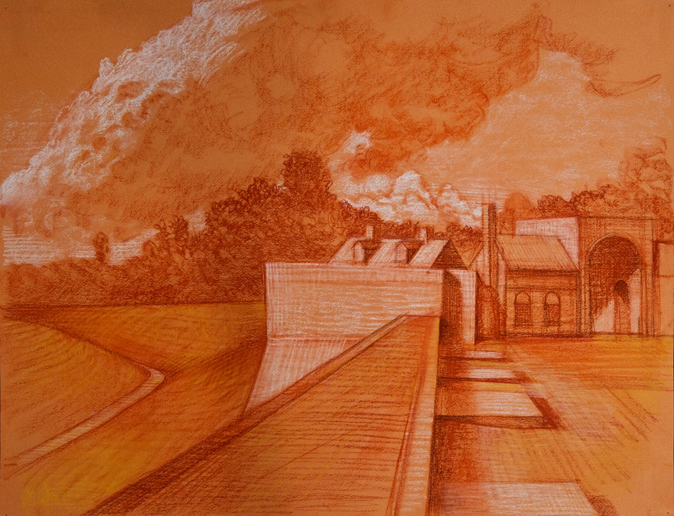 JLM_Fort_Washington_MD2_17-5x25-5_chalk_on paper_2011_sm