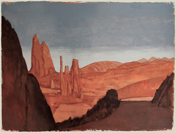 JLM_In_the_Marhin_of_the_Rockies_22x30_acrylic_on_paper_2012_sm