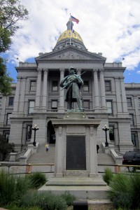 Colorado Civil War Monument, State Capitol, Denver. 